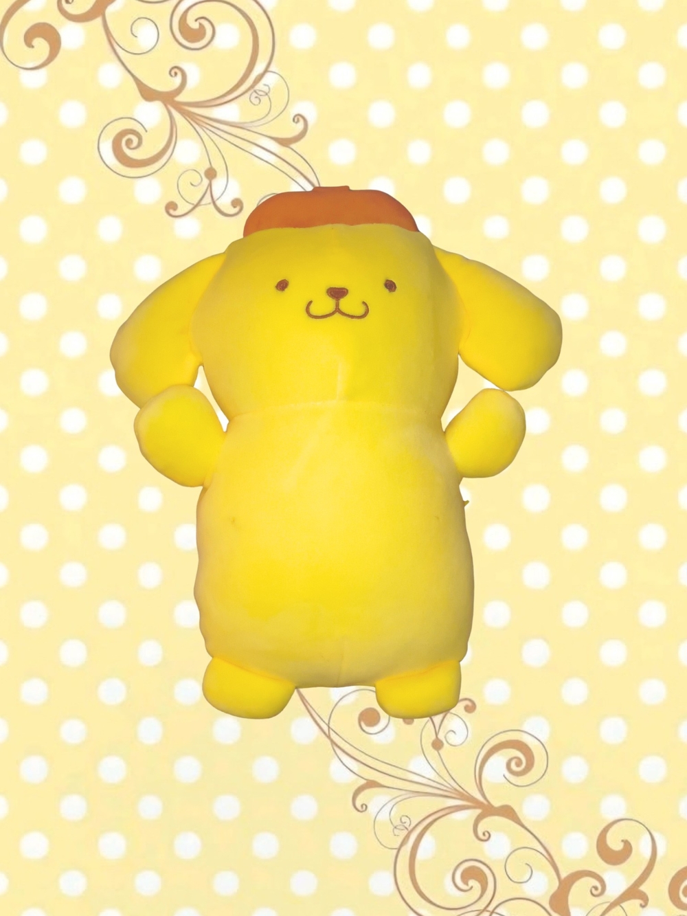 Cute Pompompurin Squishmallow x Hello Kitty & Friends